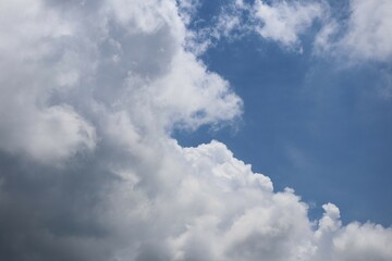 blue sky with clouds