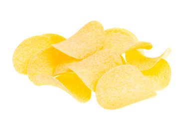 potato chips isolated