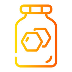 Jar gradient icon
