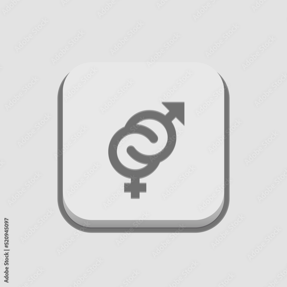 Sticker female - male