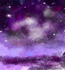 Obraz premium starry night sky