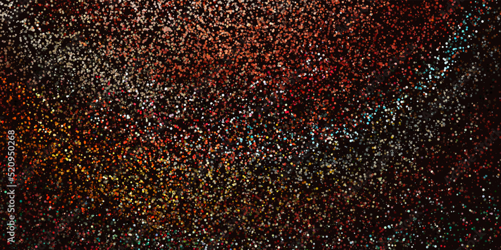 Poster abstract colorful spotted background design, dark digitally generated pattern in editable vector for