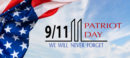 Fototapeta na wymiar Patriot Day 9 11 USA Background Illustration
