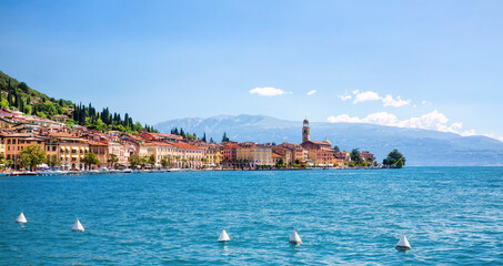 View of the City of Salo in Lake Garda, Italy