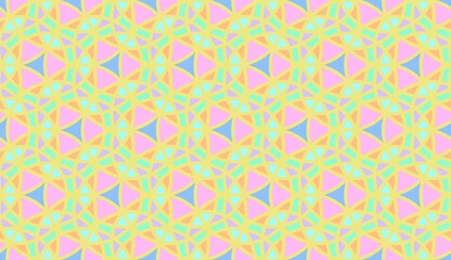 Colourful seamless abstract modern geometric circle background. Graphic pattern for fabric, wallpaper, packaging.