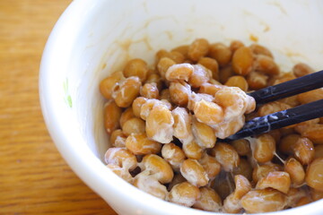 日本の発酵食品の納豆