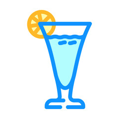 lemonade drink color icon vector. lemonade drink sign. isolated symbol illustration