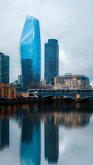 Fototapeta na wymiar london city skyline