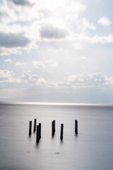 pier in the sea