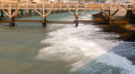 Fecamp, Normandy. Beautiful atlantic seascape