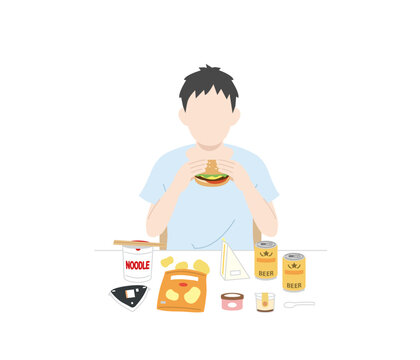 不健康な食事images Browse 274 Stock Photos Vectors And Video Adobe Stock