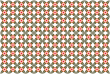 red and white pattern