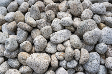Gray Granite Large Pebbles Background