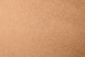Blank Pale light natural brown tone color cardboard box recycled paper texture isolated background