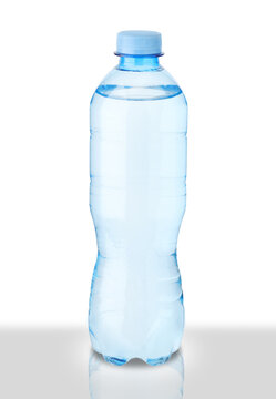 small plastic bottle with water