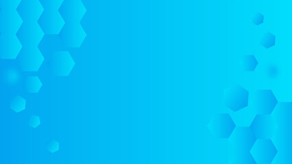 Abstract blue background with diagonal lines. Modern simple template design with hexagon shape concept. Suit for cover, posters, advertising, banner, website, book. Vector illustration