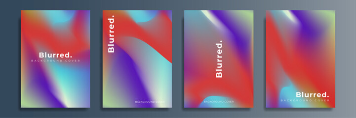 Modern abstract covers set, minimal covers design. Colorful geometric background, vector illustration.