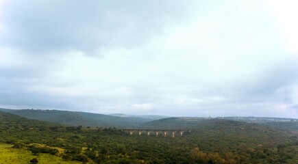 landscape with clouds