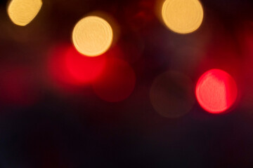 Bokeh Blurred Abstract Lights on Background