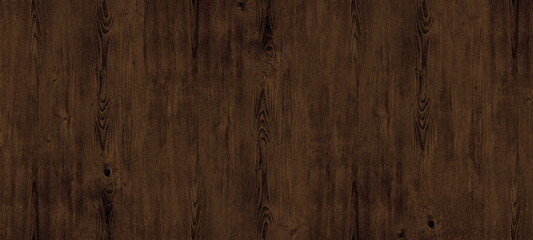 Dark brown old shabby wood grain texture. Wooden grunge background