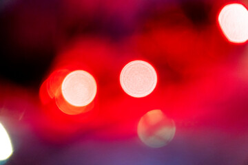 Bokeh Blurred Abstract Lights on Background