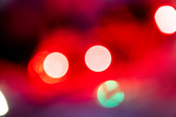 Bokeh Blurred Abstract Lights on Background