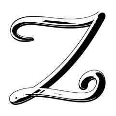 Z Metalic Alphabet icon