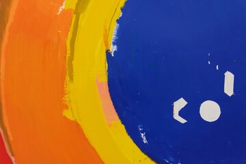 Abstract photo inspired in the painting of the Center of Contemporary SArt in Seville