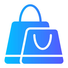 shopping bag gradient icon