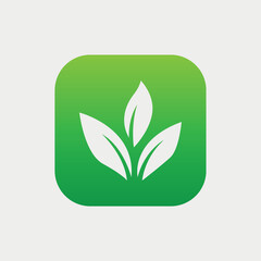 Logo Design Created by Leaves