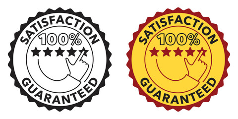 Satisfaction guaranteed badge
