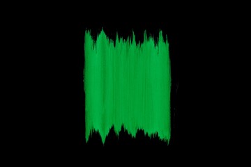 Green colorful fluorescent stripes or brush on black background,Art abstract brush texture,Abstract color,Abstract Textures