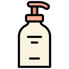 skincare filled outline icon