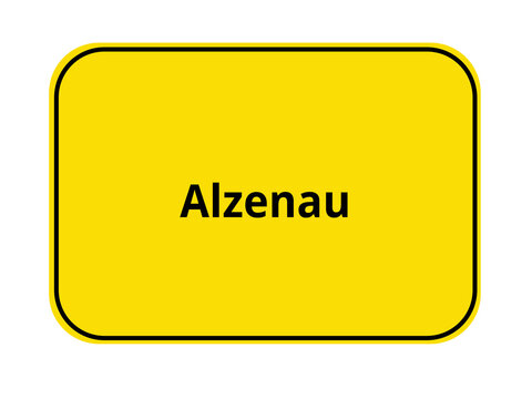 Ortseingangschild - Alzenau
