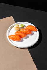 Nigiri with salmon