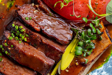 Teriyaki duck breast