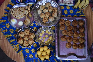 Diffrent types of Modak, an Indian sweet
