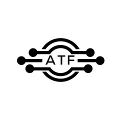ATF letter logo. ATF best white background vector image. ATF Monogram logo design for entrepreneur and business.	
 - obrazy, fototapety, plakaty