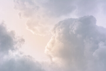 Fototapeta na wymiar Dramatic scene of clouds in sky.