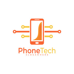 phone logo vector design template