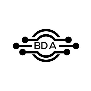 BDA letter logo. BDA best white background vector image. BDA Monogram logo design for entrepreneur and business.
