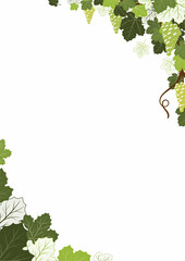 Obraz premium frame of grapes, A4 size