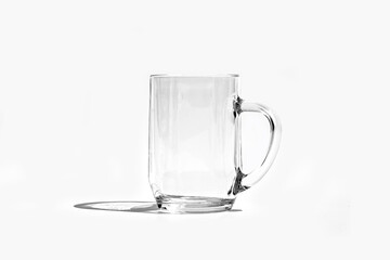 transparent bright clear beer mug