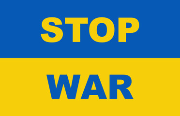 Stop war Ukraine flag peace vector logo symbol on alpha transparent background - Stop war, no war, conflicts, make peace, stop fights