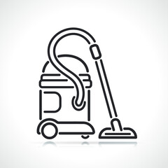 vacuum cleaner or hoover icon