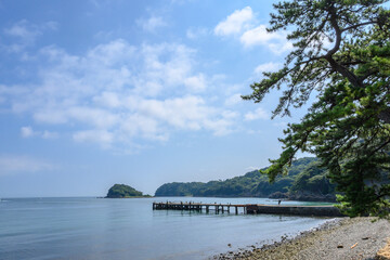 友ヶ島から望む海