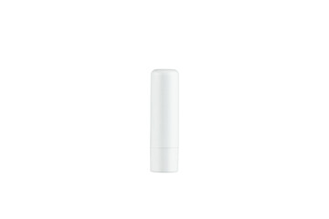 White lipstick isolated on a white background. 