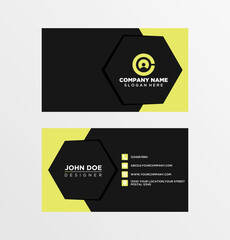 modern business card ready for print