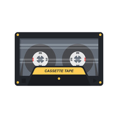 Cassette tape. Vector illustration