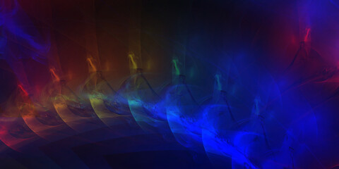 Fraktal grafisches Element Hintergrundmotiv für Druck und Layout